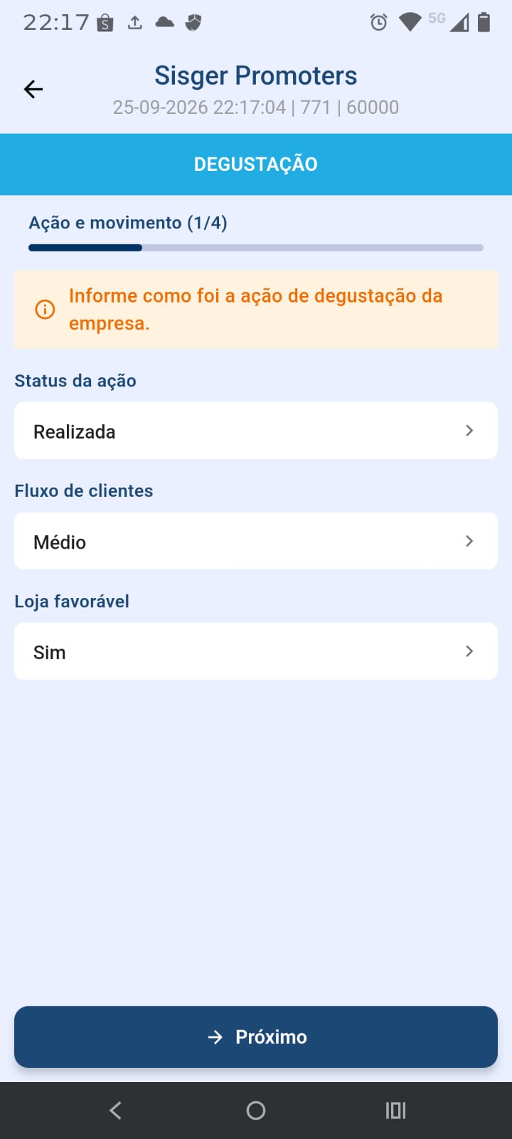 Exclusivo Modulo de Degustação