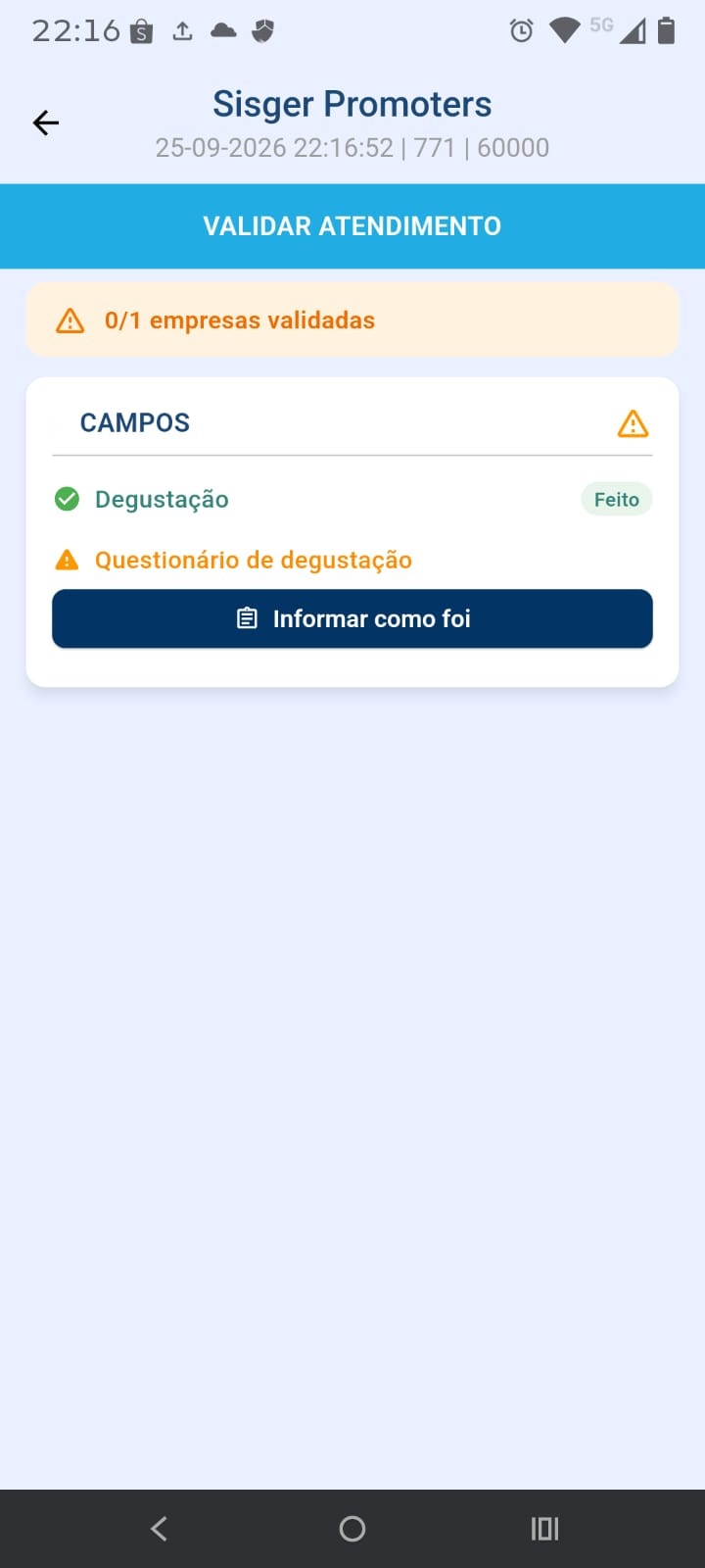 Exclusivo Modulo de Degustação