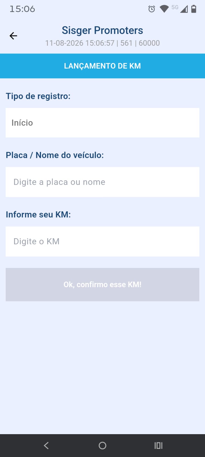 Controle de KM
